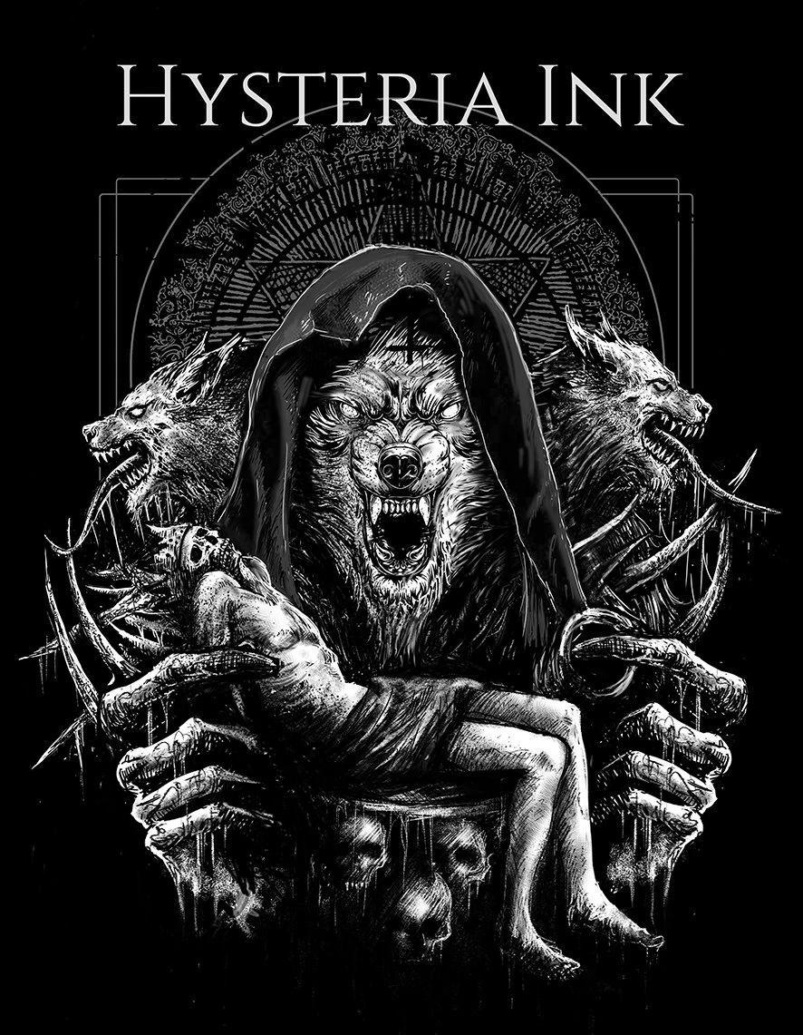 T-shirt HYSTERIA INK 'serigala' 4 T-shirt HYSTERIA INK 'serigala' – Image 2