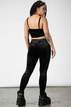 Leggings Velours KILLSTAR 'to Ashes' -Cosplay to ashes velvet leggings c x1600 900