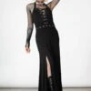 Robe KILLSTAR 'Tristania' -Cosplay tristania maxi halter dress b x1600 900