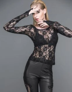 Haut Gothique Romantique En Dentelle