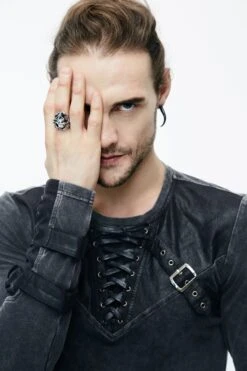 Pull Gothique Homme DEVIL FASHION 11 Pull Gothique Homme DEVIL FASHION -Cosplay tt082018 900