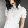 Chemisier Victorien Blanc 2 Chemisier Victorien Blanc -Cosplay white edwardian blouse 12 900