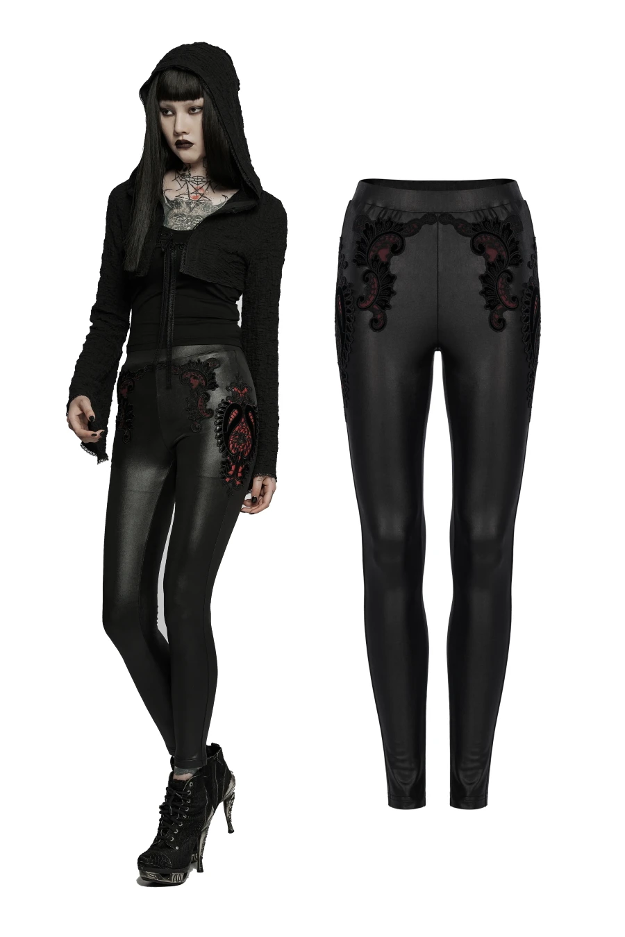 Leggings PUNK RAVE 'Gothic Stroll' 3 Leggings PUNK RAVE 'Gothic Stroll'