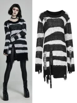 Pull Oversize PUNK RAVE 'white Moon'