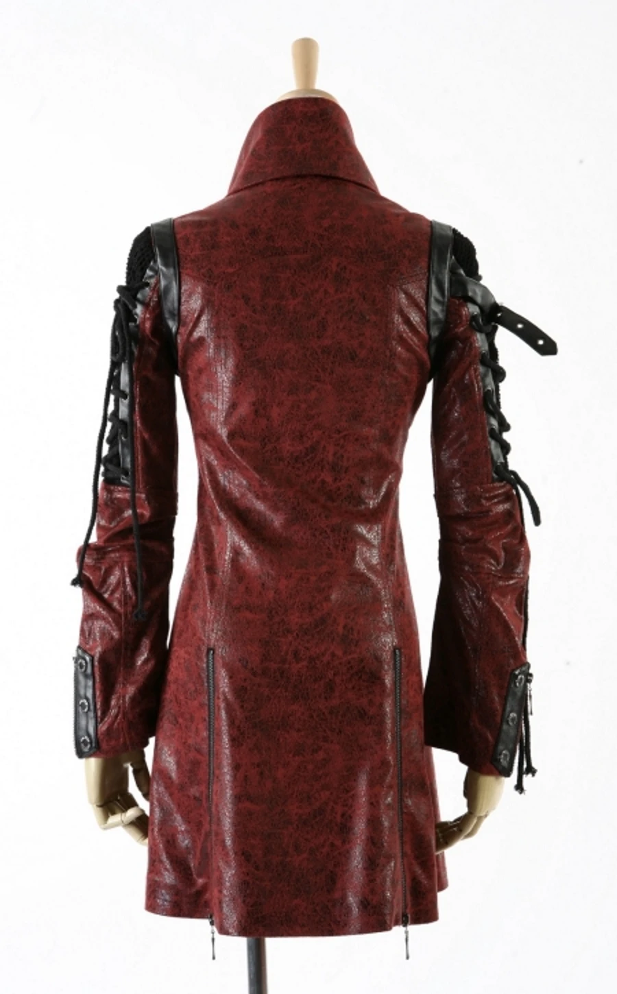 Veste Gothique Homme PUNK RAVE 'red Funeral' 7 Veste Gothique Homme PUNK RAVE 'red Funeral' â Image 5