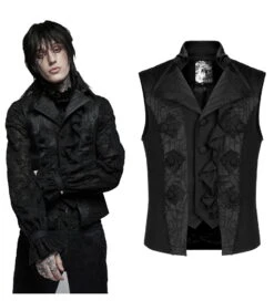 Gilet Jacquard Sans Manches PUNK RAVE